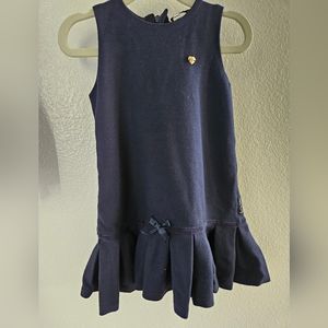 ARMANI BABY dropped waist dress in blue (size 24M)